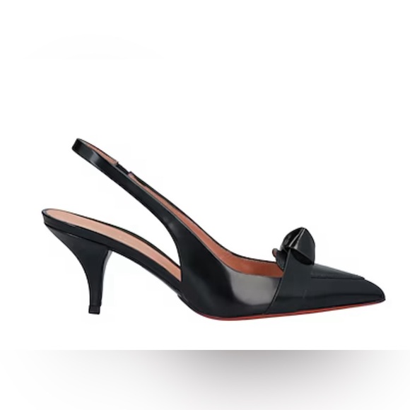 Santoni Knot Detail Slingback Pumps - Picture 3 of 15